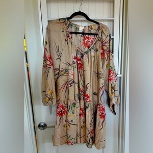 H&M Wild Flower Drop Waist Dress